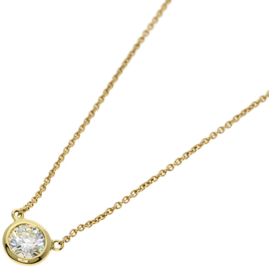 TIFFANY&Co. Necklace 18K Yellow Gold gold By the yard diamond Women Used Authentic