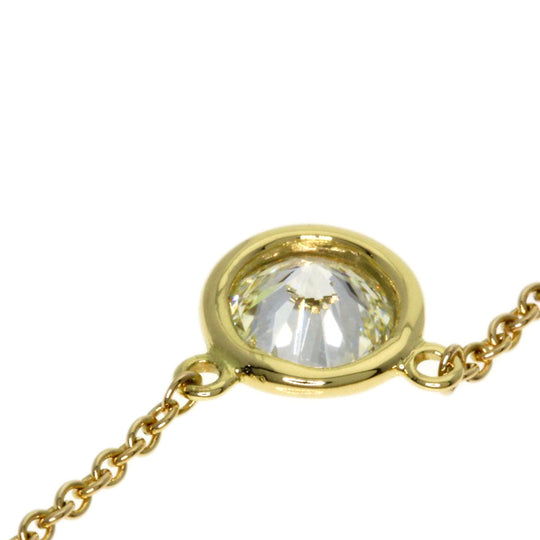 TIFFANY&Co. Necklace 18K Yellow Gold gold By the yard diamond Women Used Authentic