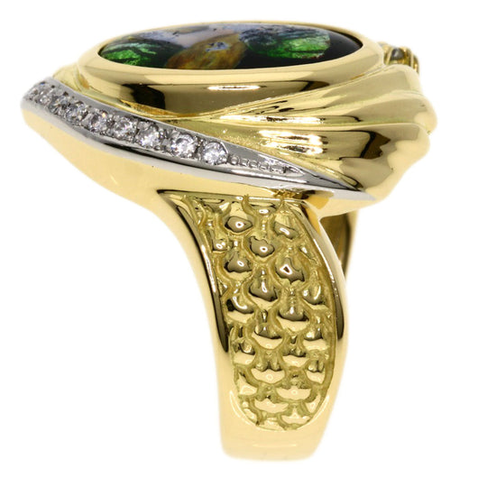 MITSUO KAJI Ring PT900 gold Emmael Diamond