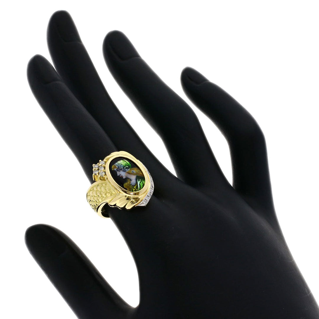 MITSUO KAJI Ring PT900 gold Emmael Diamond
