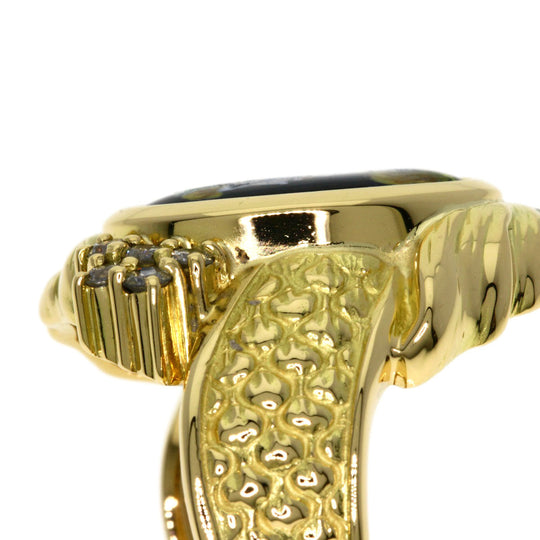 MITSUO KAJI Ring PT900 gold Emmael Diamond