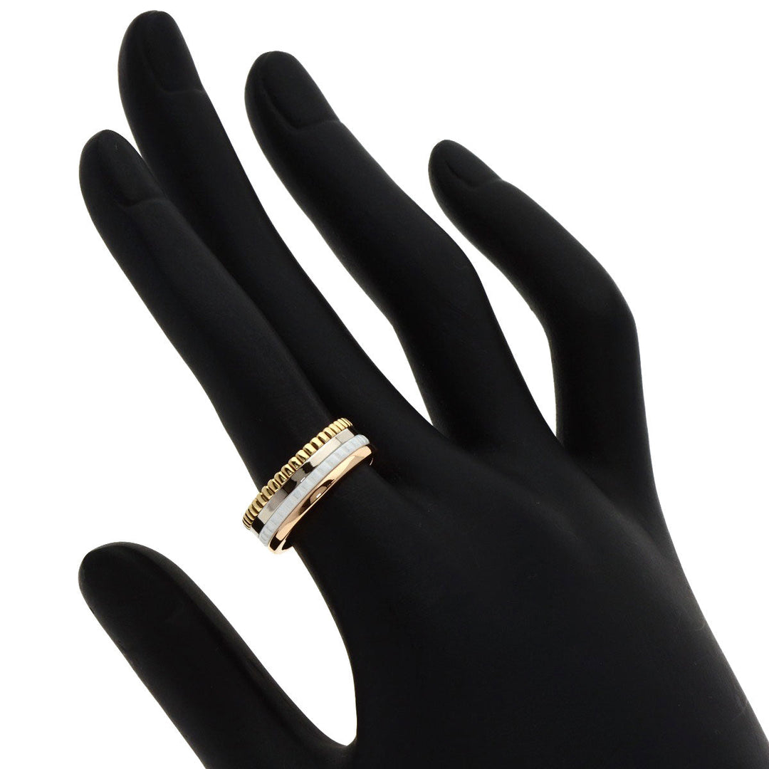Boucheron Ring K18PG , K18YG multicolor Cattle Small #52 Women T52 Used Authentic