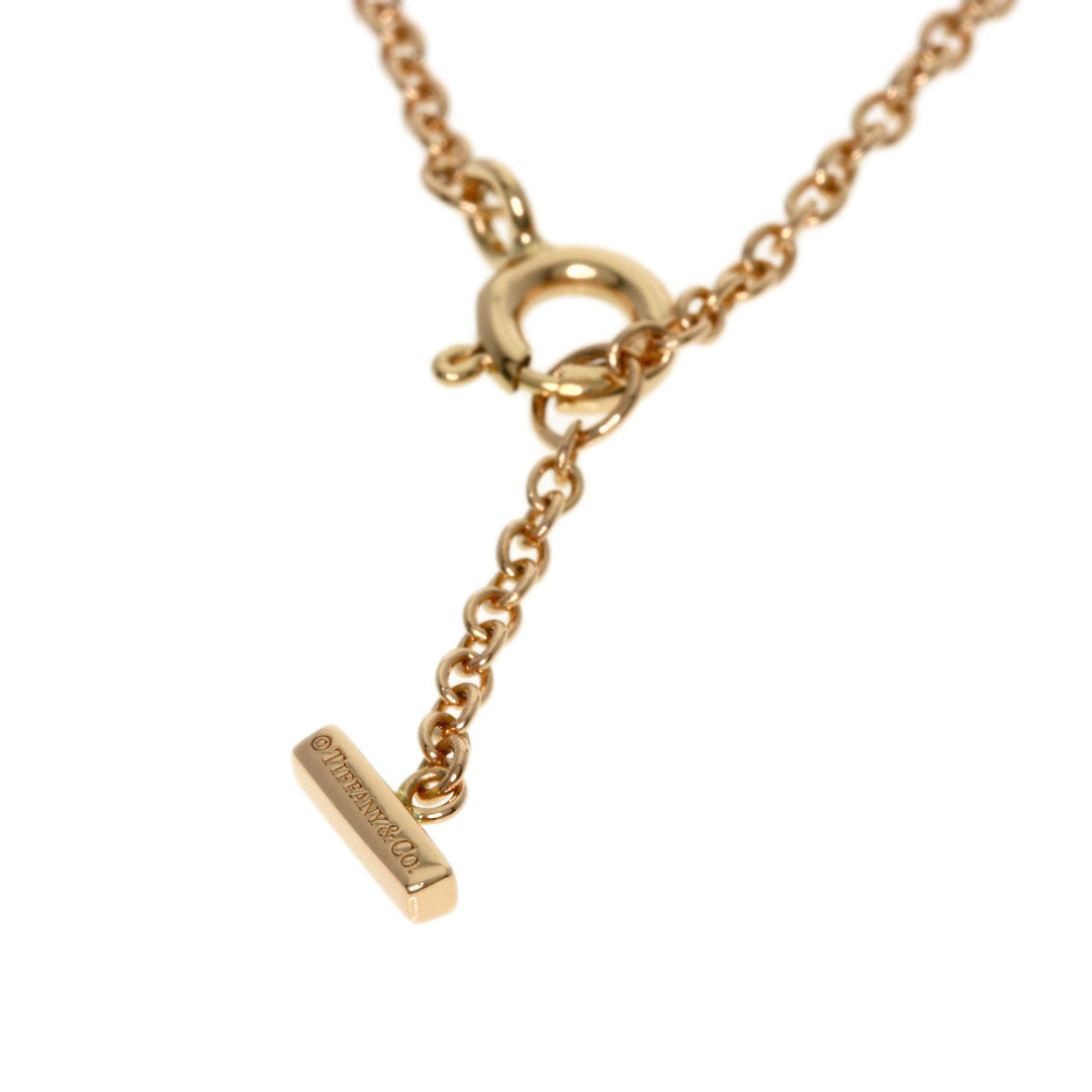 TIFFANY&Co. bracelet 18K Pink Gold gold T Smile Small Diamond Women Used Authentic