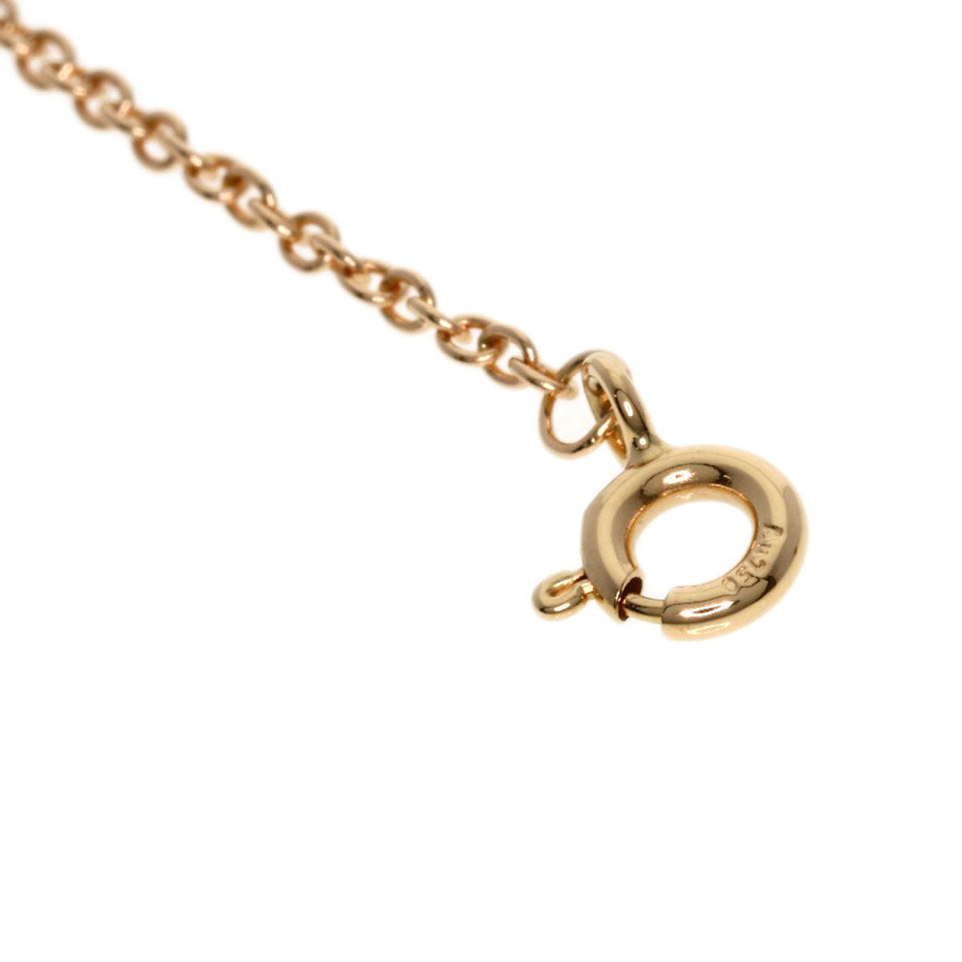 TIFFANY&Co. bracelet 18K Pink Gold gold T Smile Small Diamond Women Used Authentic