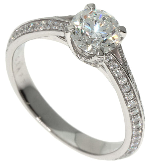 GRAFF Ring PT950 Silver Legacy Round Diamond