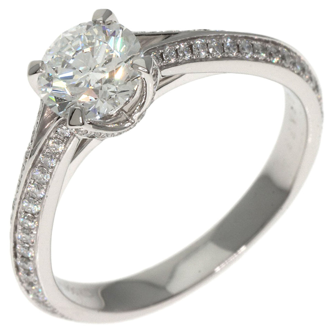 GRAFF Ring PT950 Silver Legacy Round Diamond