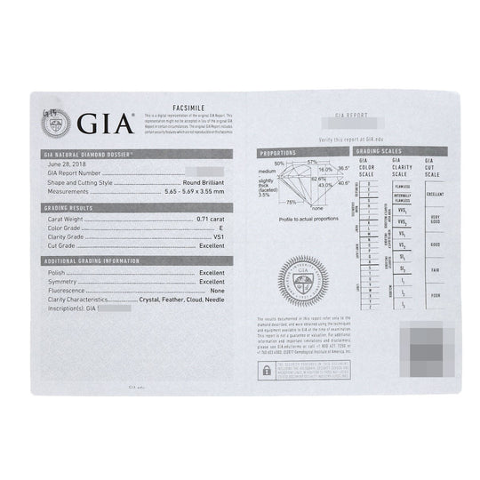 GRAFF Ring PT950 Silver Legacy Round Diamond