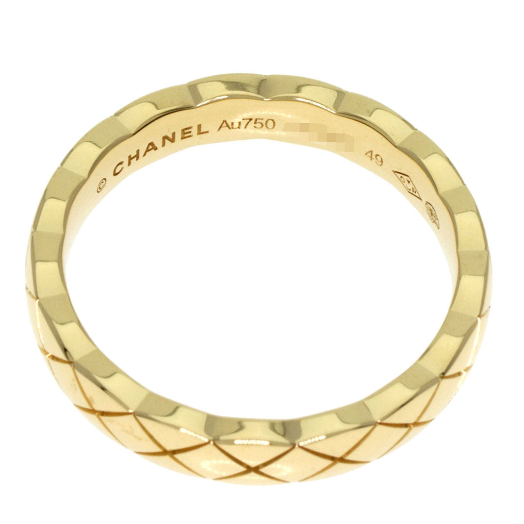 CHANEL Ring 18K Yellow Gold gold Coco Crush #49 Women Used Authentic