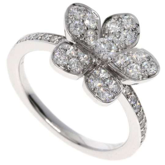 GRAFF Ring K18WG Silver Wildflower Diamond