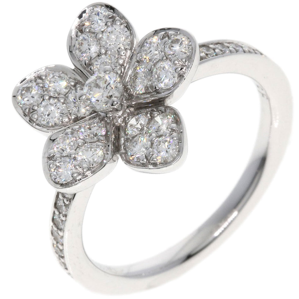 GRAFF Ring K18WG Silver Wildflower Diamond