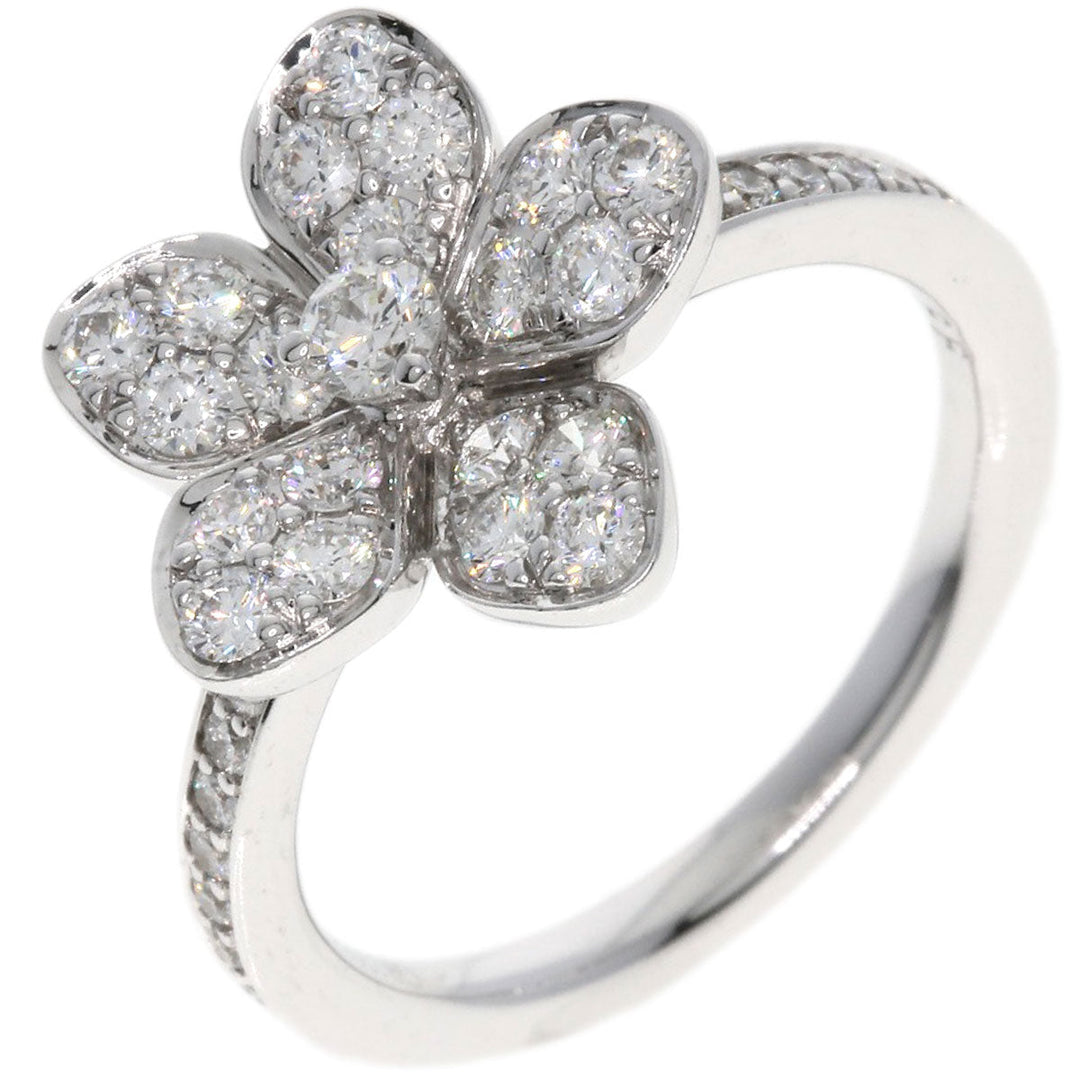 GRAFF Ring K18WG Silver Wildflower Diamond