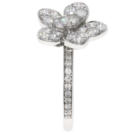 GRAFF Ring K18WG Silver Wildflower Diamond