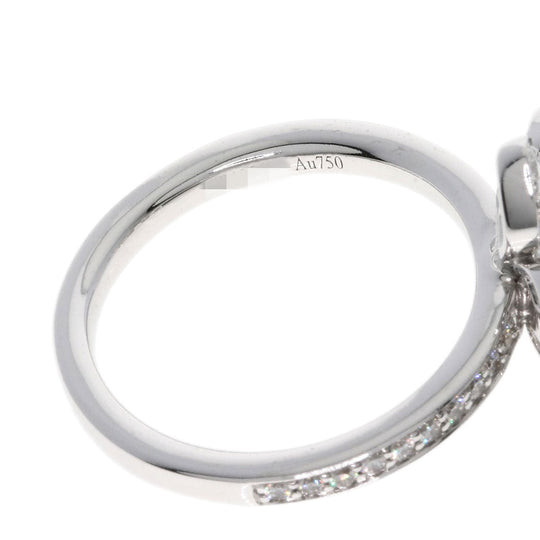 GRAFF Ring K18WG Silver Wildflower Diamond
