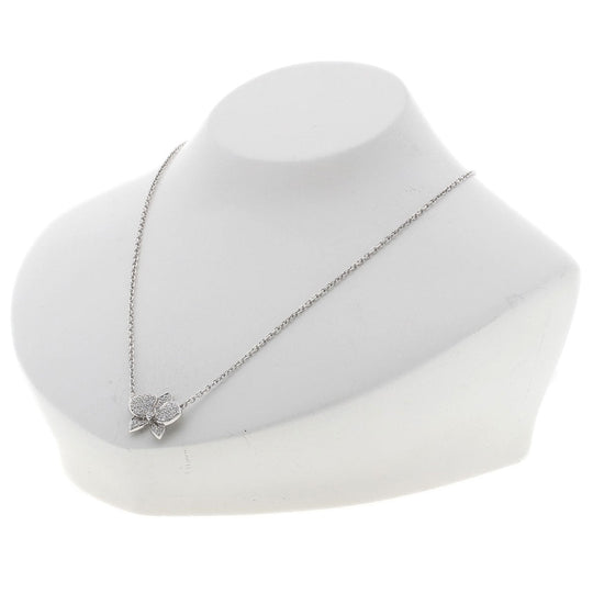 CARTIER Necklace K18WG Silver Caress d'Orchid Pal Diamond