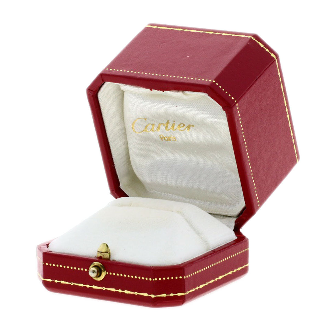 CARTIER Ring 18K Pink Gold gold Indian Mystery Smoky Quartz Diamond #51