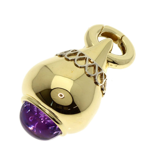Damiani Pendant top 18K Yellow Gold gold amethyst Women Used Authentic
