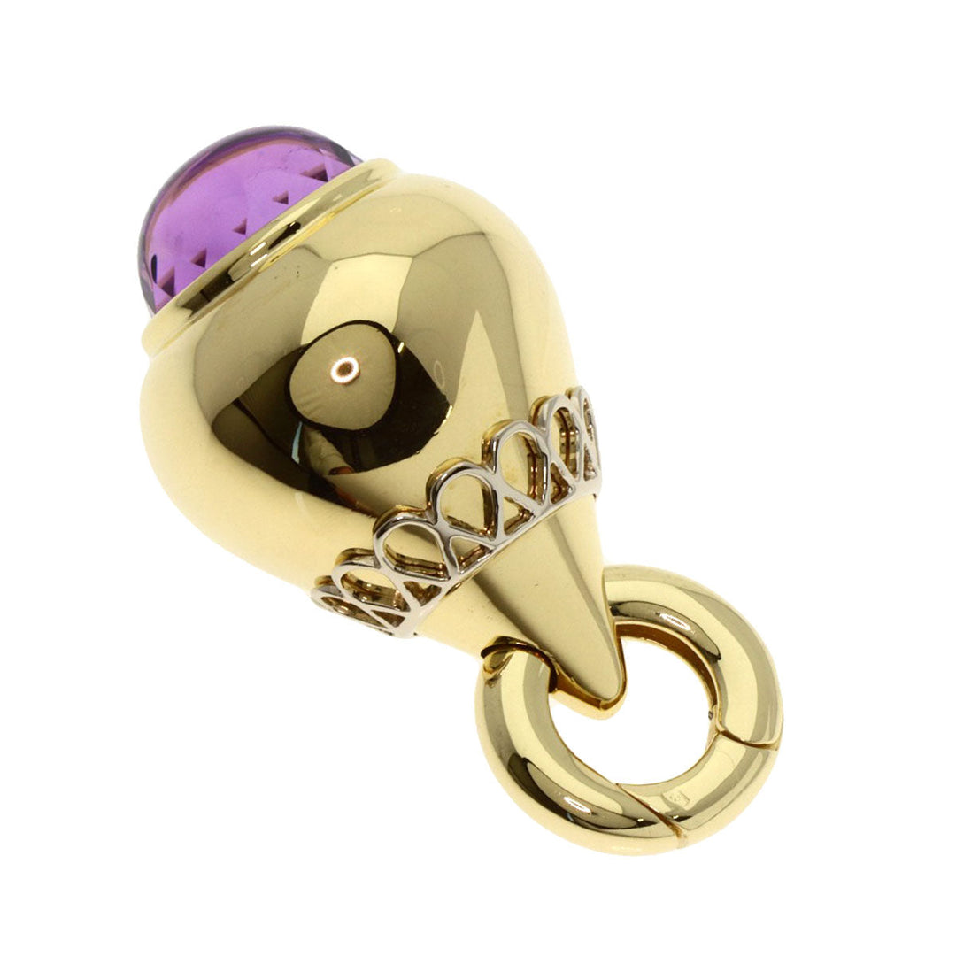 Damiani Pendant top 18K Yellow Gold gold amethyst Women Used Authentic