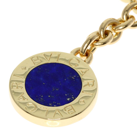 BVLGARI key ring 18K Yellow Gold gold Bulgari Bulgari Lapis Lazuli Key Chain