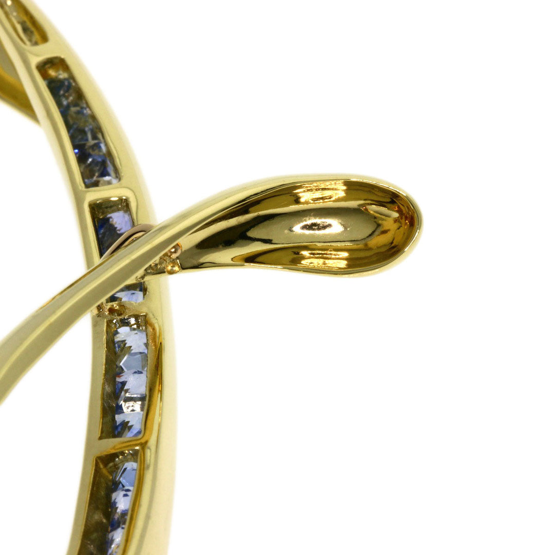 JUNE Pendant top 18K Yellow Gold gold sapphire Women Used Authentic