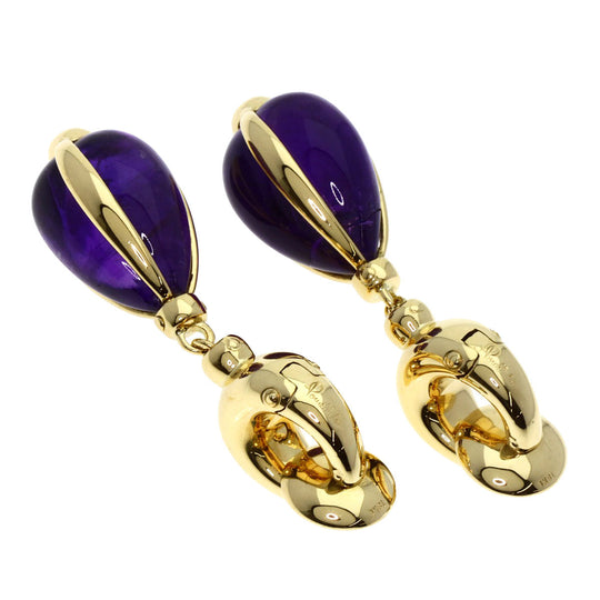 Pomellato Earring 18K Yellow Gold gold amethyst