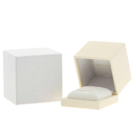 MIKIMOTO Ring PT950 Silver Pearl pearl diamond Women Used Authentic