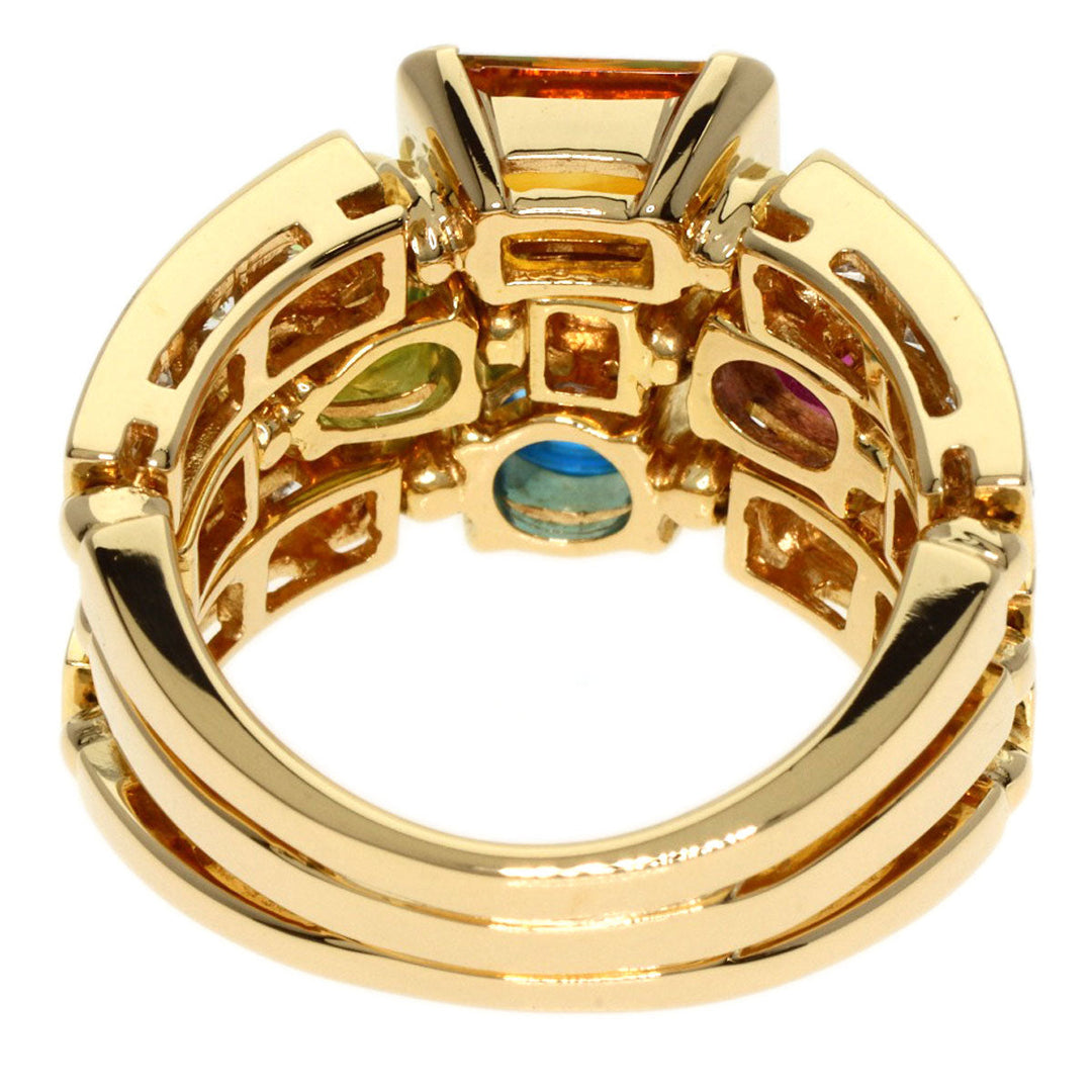 BVLGARI Ring 18K Yellow Gold gold Allegra Multi-Stone Diamond