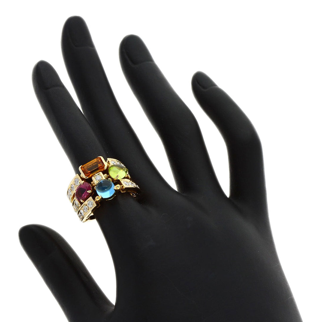 BVLGARI Ring 18K Yellow Gold gold Allegra Multi-Stone Diamond