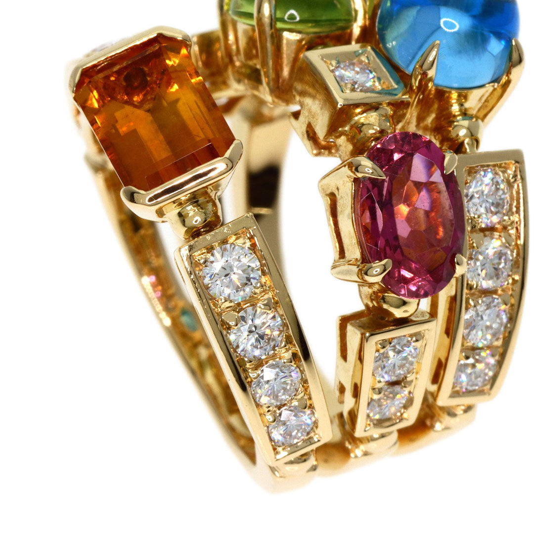 BVLGARI Ring 18K Yellow Gold gold Allegra Multi-Stone Diamond
