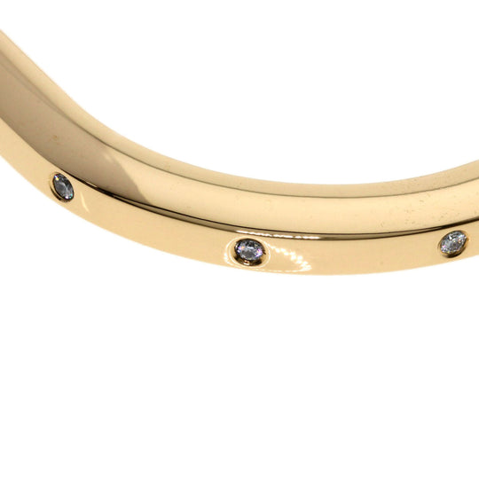 TIFFANY&Co. bracelet 18K Pink Gold gold Rock Bangle Diamond Women Used Authentic