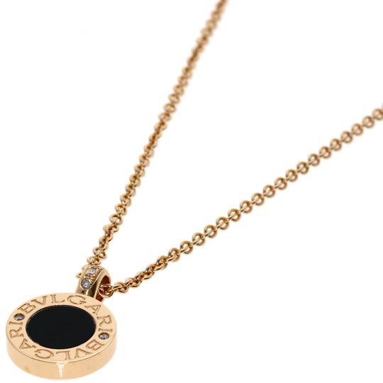 BVLGARI Necklace 18K Pink Gold gold BVLGARI BVLGARI Onyx Shell Diamond