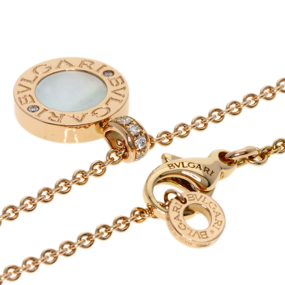BVLGARI Necklace 18K Pink Gold gold BVLGARI BVLGARI Onyx Shell Diamond