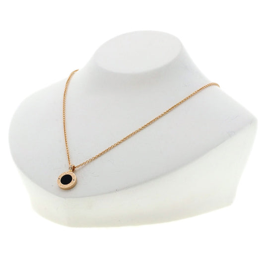 BVLGARI Necklace 18K Pink Gold gold BVLGARI BVLGARI Onyx Shell Diamond