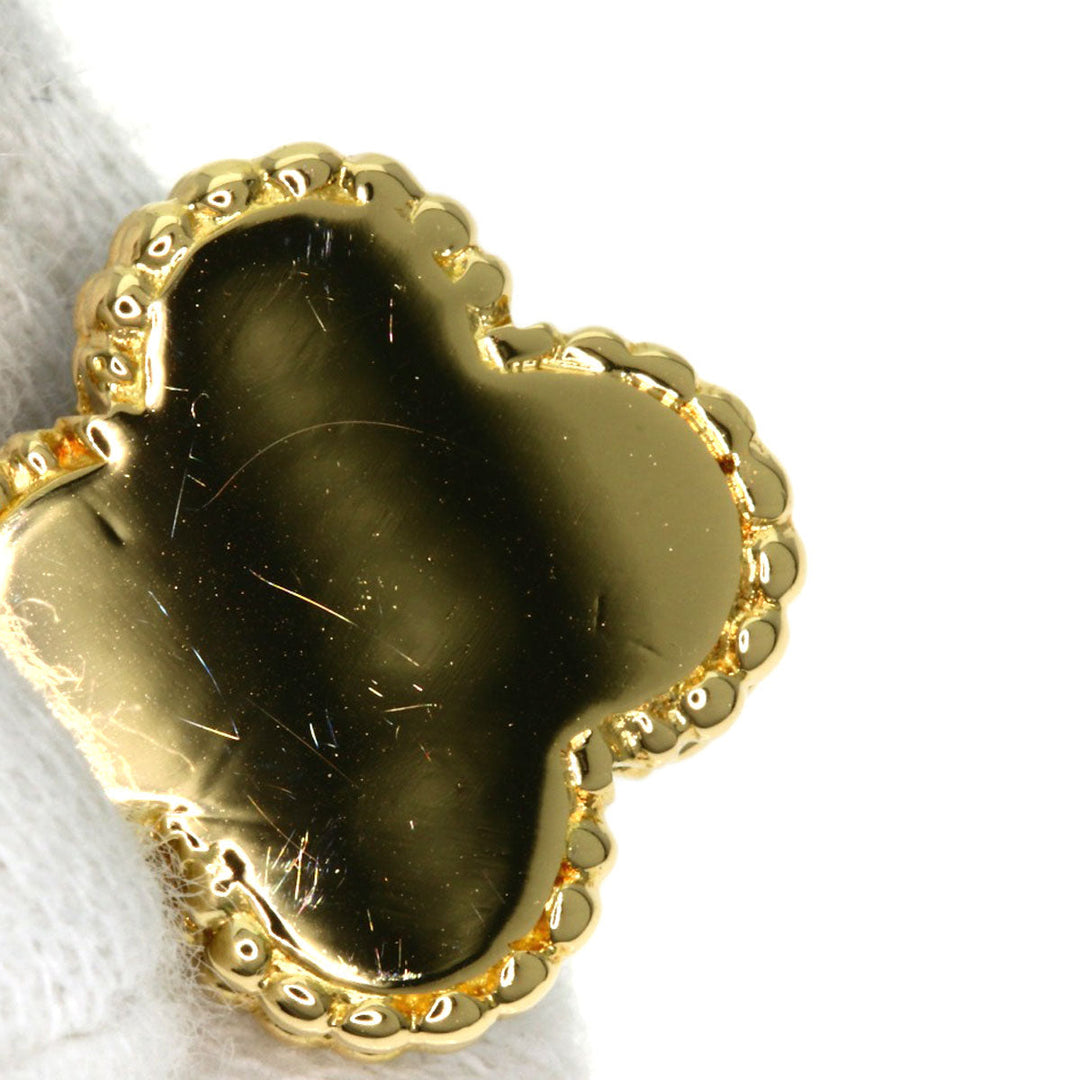 Van Cleef & Arpels Necklace 18K Yellow Gold gold Vintage Alhambra Onyx Diamond