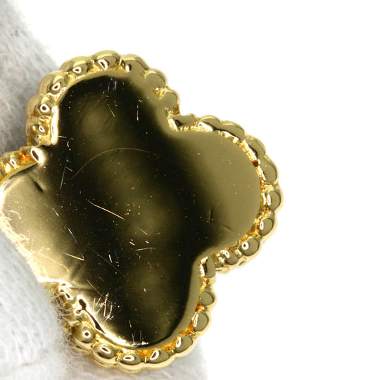 Van Cleef & Arpels Necklace 18K Yellow Gold gold Vintage Alhambra Onyx Diamond