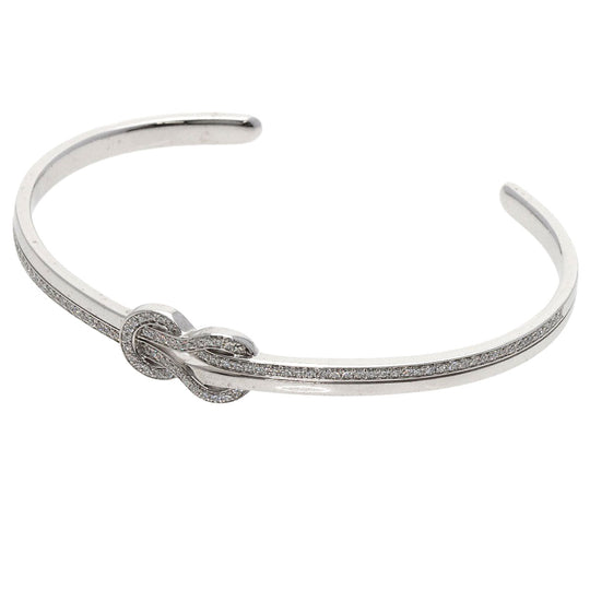 FRED bracelet K18WG Silver Chance Infinie Diamond Bangle #15