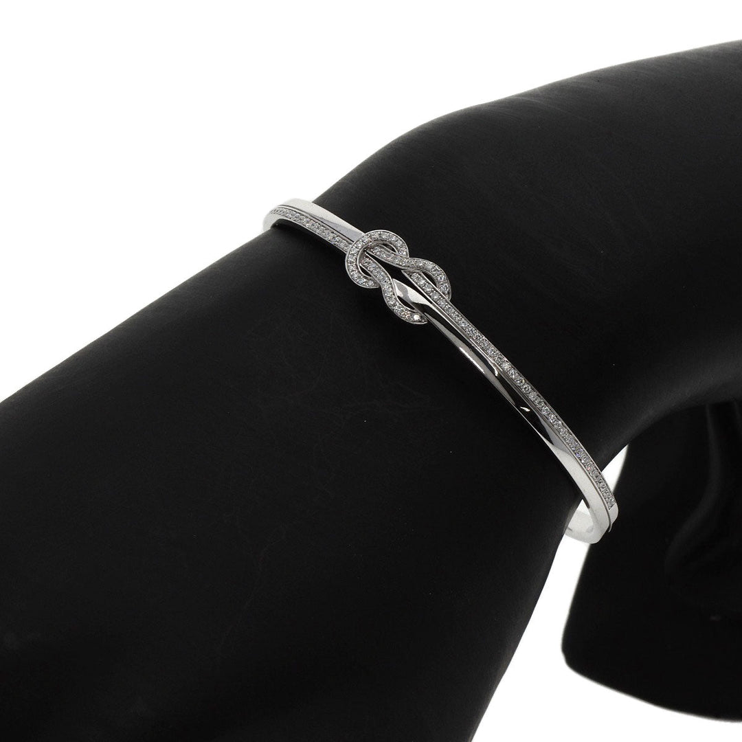 FRED bracelet K18WG Silver Chance Infinie Diamond Bangle #15