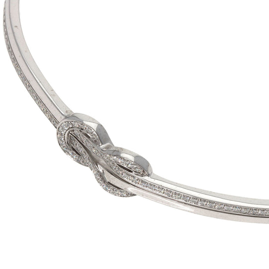 FRED bracelet K18WG Silver Chance Infinie Diamond Bangle #15