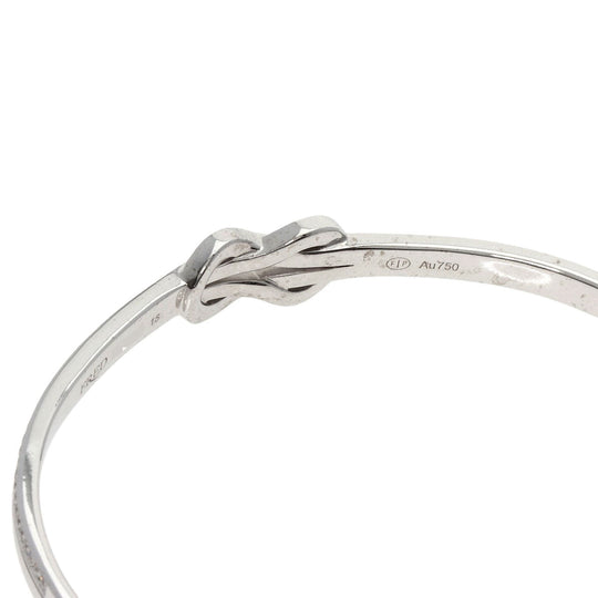 FRED bracelet K18WG Silver Chance Infinie Diamond Bangle #15