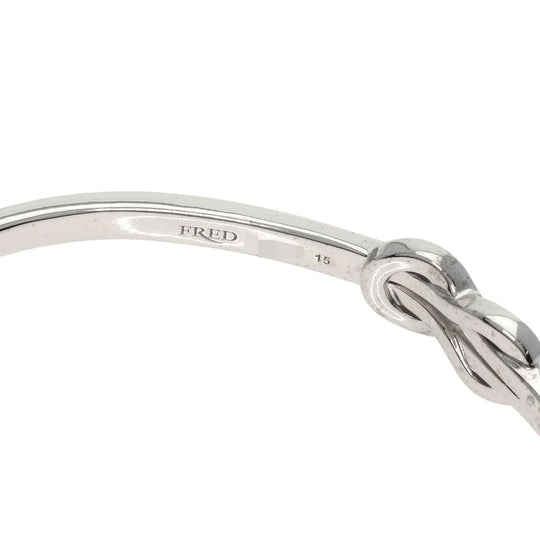 FRED bracelet K18WG Silver Chance Infinie Diamond Bangle #15