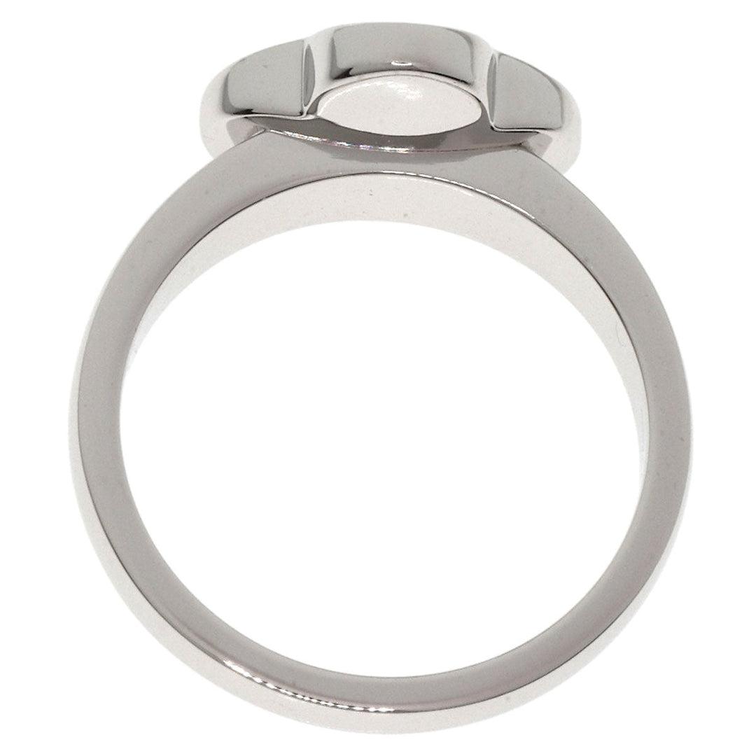 Van Cleef & Arpels Ring K18WG Silver Pure Alhambra Small Model Diamond Women Used Authentic