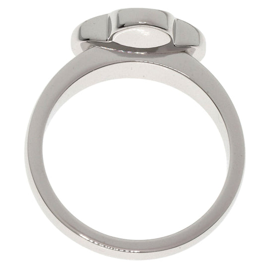 Van Cleef & Arpels Ring K18WG Silver Pure Alhambra Small Model Diamond Women Used Authentic