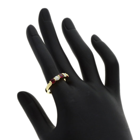 TIFFANY&Co. Ring 18K Yellow Gold gold Ruby diamond