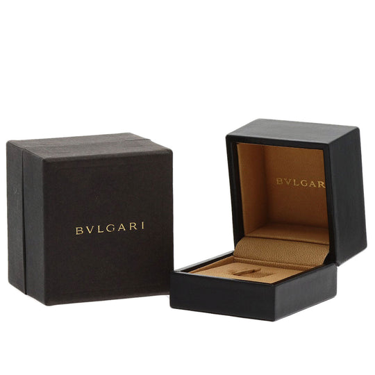 BVLGARI Ring K18WG Silver Parentesi Pavé Diamonds