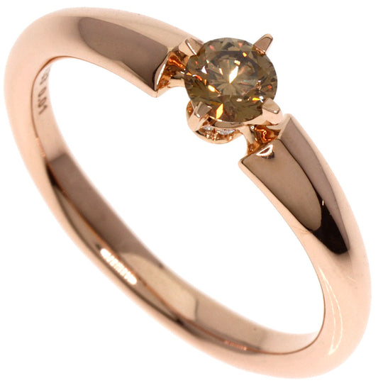 Kashikey Ring 18K Pink Gold gold solitaire brown diamond