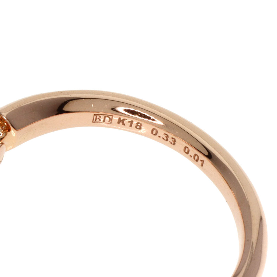 Kashikey Ring 18K Pink Gold gold solitaire brown diamond