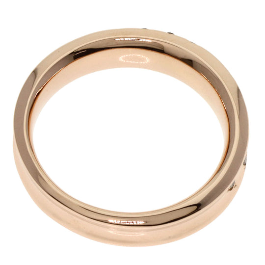 Kashikey Ring 18K Pink Gold gold Melange Brown Diamond Women Used Authentic
