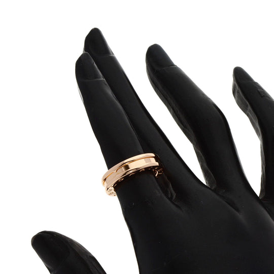 BVLGARI Ring 18K Pink Gold gold B-zero1 B-zero One XS #47 Women Used Authentic