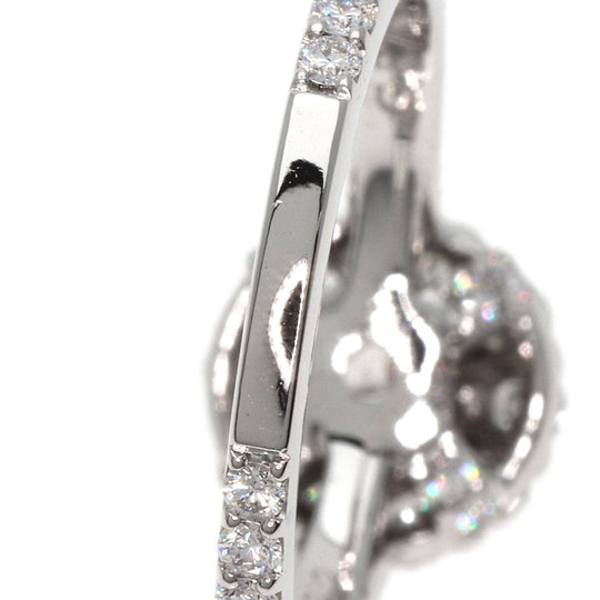 GRAFF Ring K18WG Silver Icon Round Diamond Engagement Ring VVS2