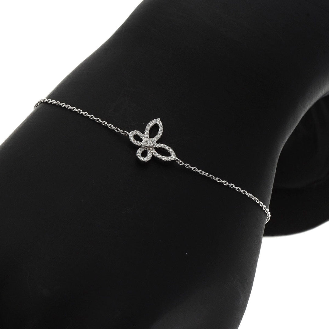 GRAFF bracelet K18WG Silver Mini Butterfly Diamond