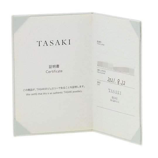 TASAKI Necklace K18WG Silver Balance Neo Akoya Pearl Women Used Authentic